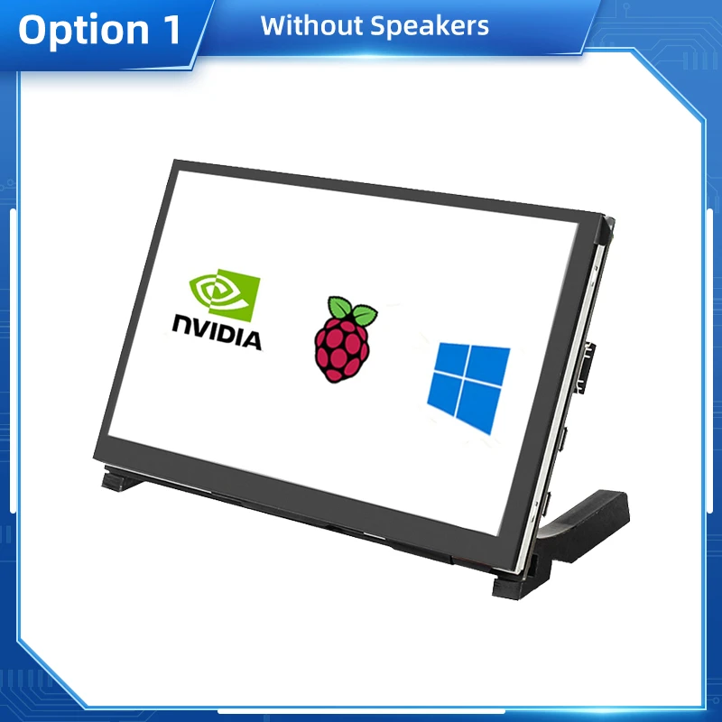Raspberry Pi 5 7 Inch Touch Screen IPS 1024x600 HD LCD HDMI-compatible Display for RPI 4B 3B+ OPI 5 AIDA64 PC Secondary Screen