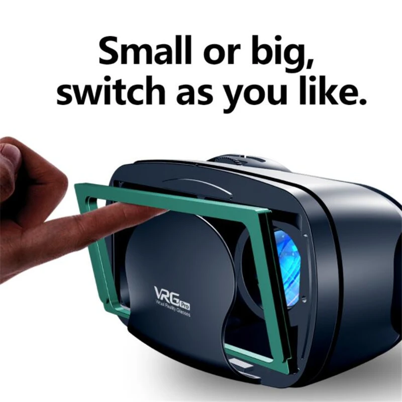 Virtual Reality VR Glasses IMAX Huge Screen HD 3D Glasses Google Cardboard Box VR Headset Helmet 5-7 Inch Phone Support Gamepad