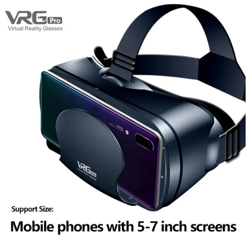 Virtual Reality VR Glasses IMAX Huge Screen HD 3D Glasses Google Cardboard Box VR Headset Helmet 5-7 Inch Phone Support Gamepad