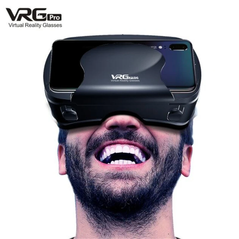 Virtual Reality VR Glasses IMAX Huge Screen HD 3D Glasses Google Cardboard Box VR Headset Helmet 5-7 Inch Phone Support Gamepad