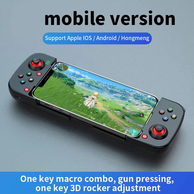 Cell Phone Gamepad Joystick Bluetooth Controller for iPhone Android PUBG Mobile Gaming Mando