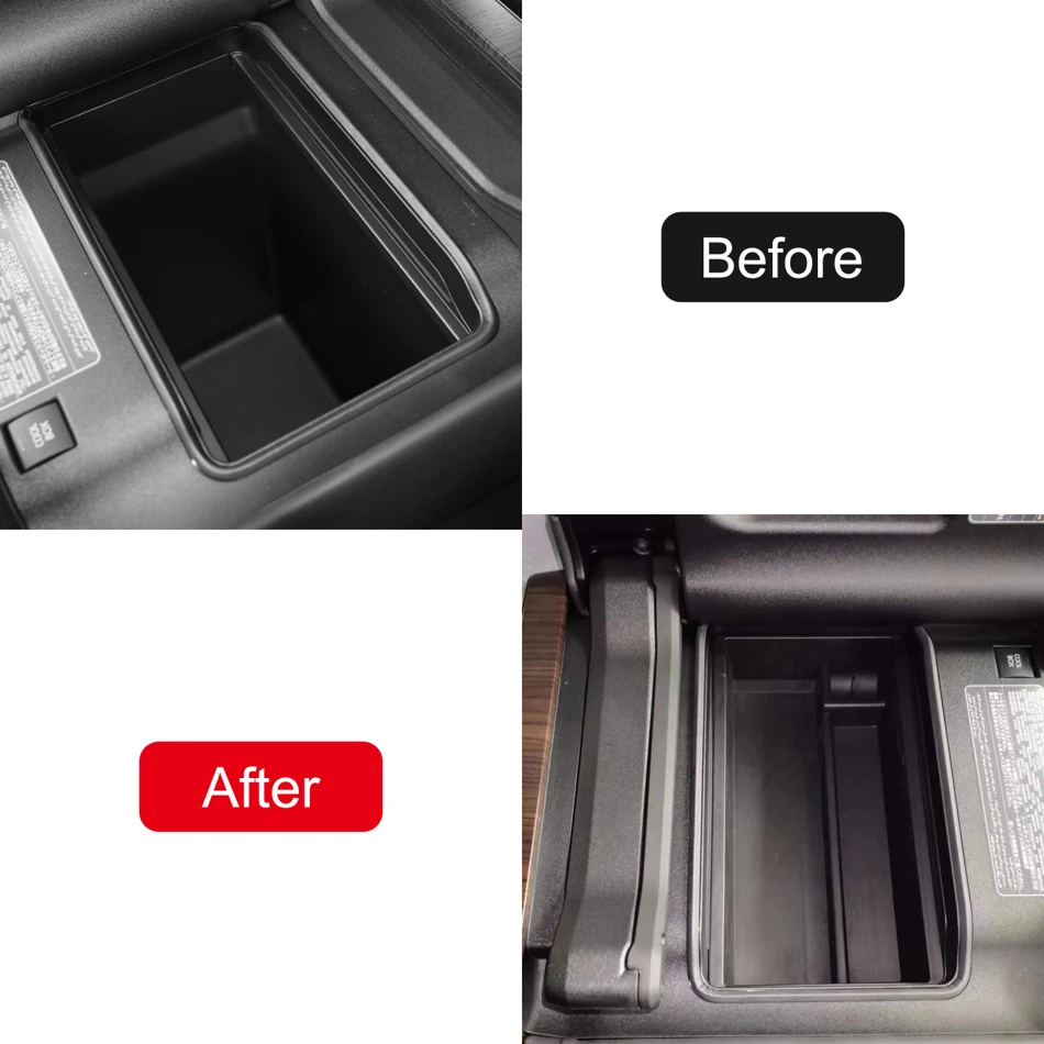 Car Organizer Tray for Toyota Land Cruiser J300 LC300 2022 2023 2024 2025 Interior Center Console Storage Armrest Box Holder