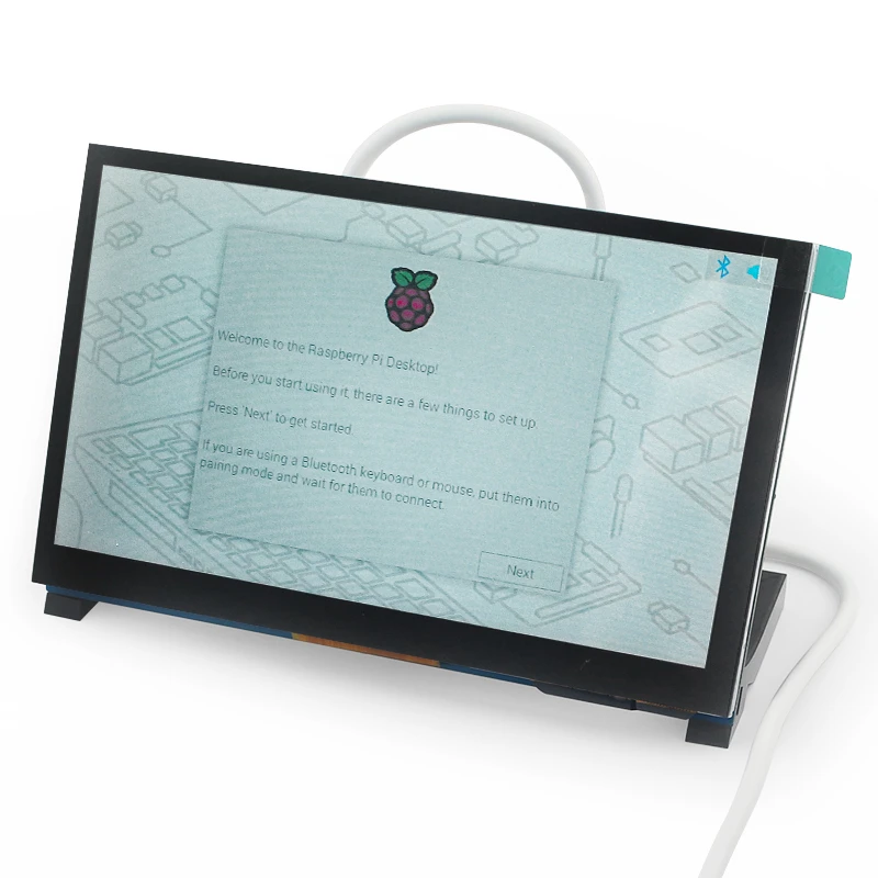 7 Inch DSI Touch Screen for Raspberry Pi 5 4B 3B+ 3B IPS Display 800 480 LCD MIPI CSI Cable With Standard Monitor for RPI 5 Pi5