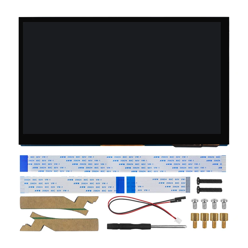 7 Inch DSI Touch Screen for Raspberry Pi 5 4B 3B+ 3B IPS Display 800 480 LCD MIPI CSI Cable With Standard Monitor for RPI 5 Pi5