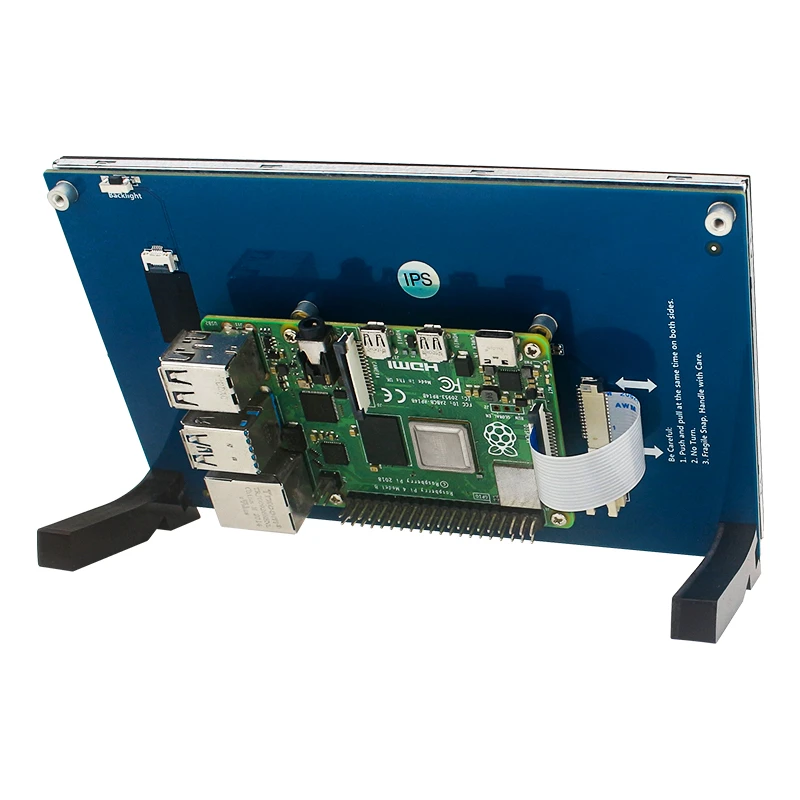 7 Inch DSI Touch Screen for Raspberry Pi 5 4B 3B+ 3B IPS Display 800 480 LCD MIPI CSI Cable With Standard Monitor for RPI 5 Pi5