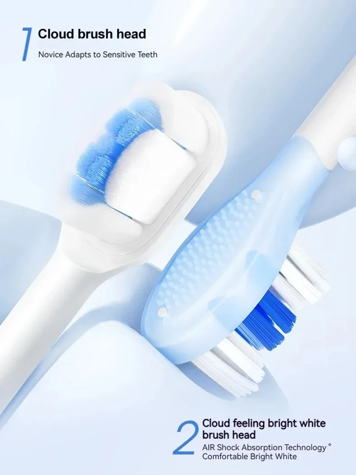 Soocas X3S Sonic Electric Toothbrush IPX8 Waterproof 180 Days Battery Life Ultrasonic Soft Cloud Brush Heads