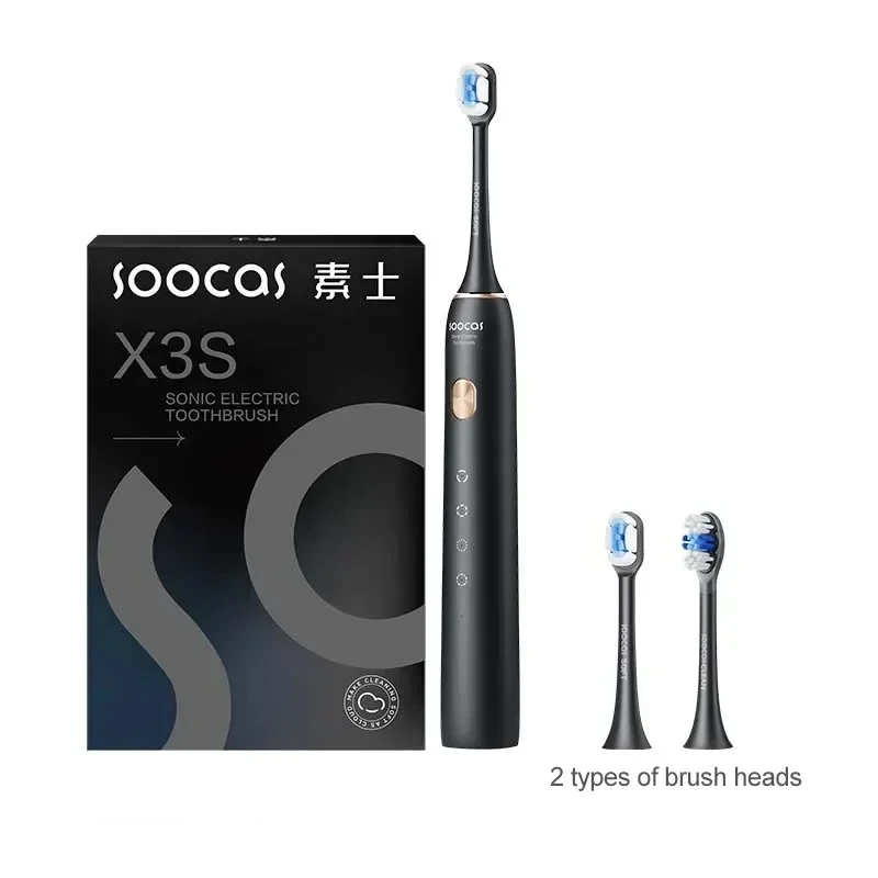 Soocas X3S Sonic Electric Toothbrush IPX8 Waterproof 180 Days Battery Life Ultrasonic Soft Cloud Brush Heads