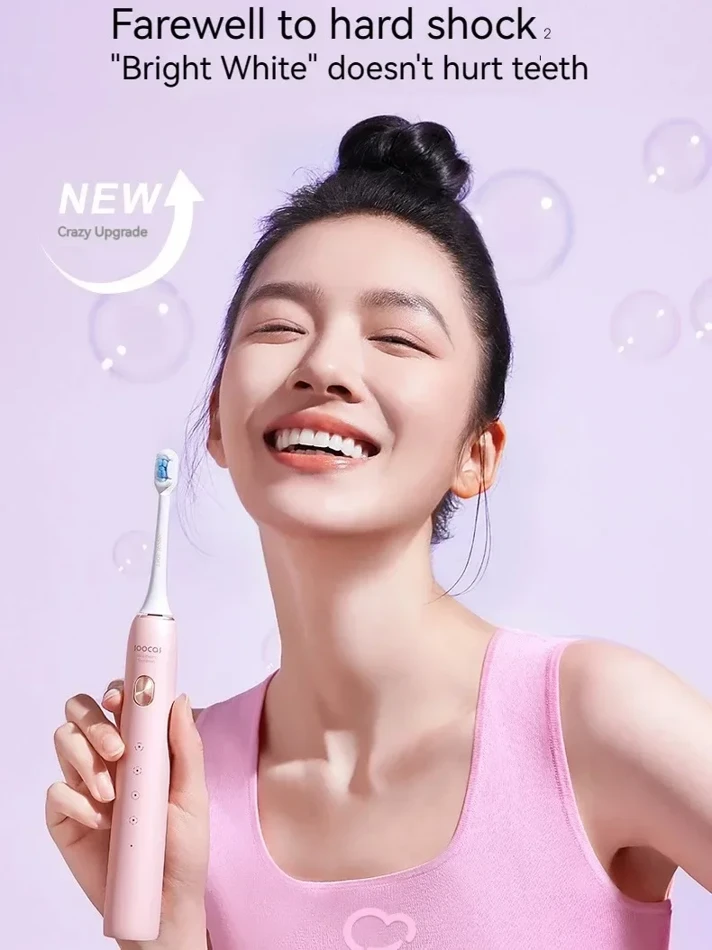 Soocas X3S Sonic Electric Toothbrush IPX8 Waterproof 180 Days Battery Life Ultrasonic Soft Cloud Brush Heads