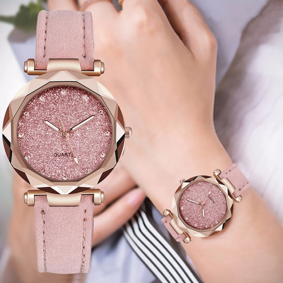 Women'S Watches For Small Wrists Women Belt Scale Dotted Little Watch Watch Frosted Point With Roman Women Relojes Para Mujer