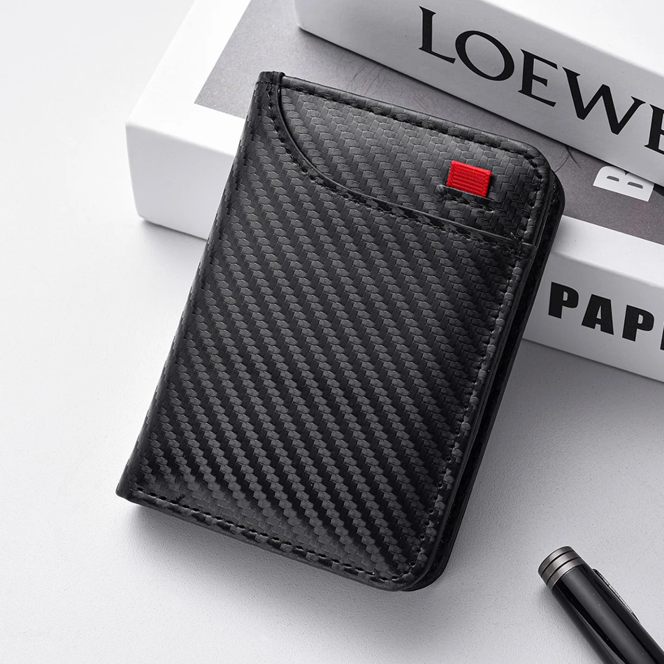 Men's Wallet Vertical Multi Card Small Wallet Driver's License Youth Mini Student Change Bag Card Bag