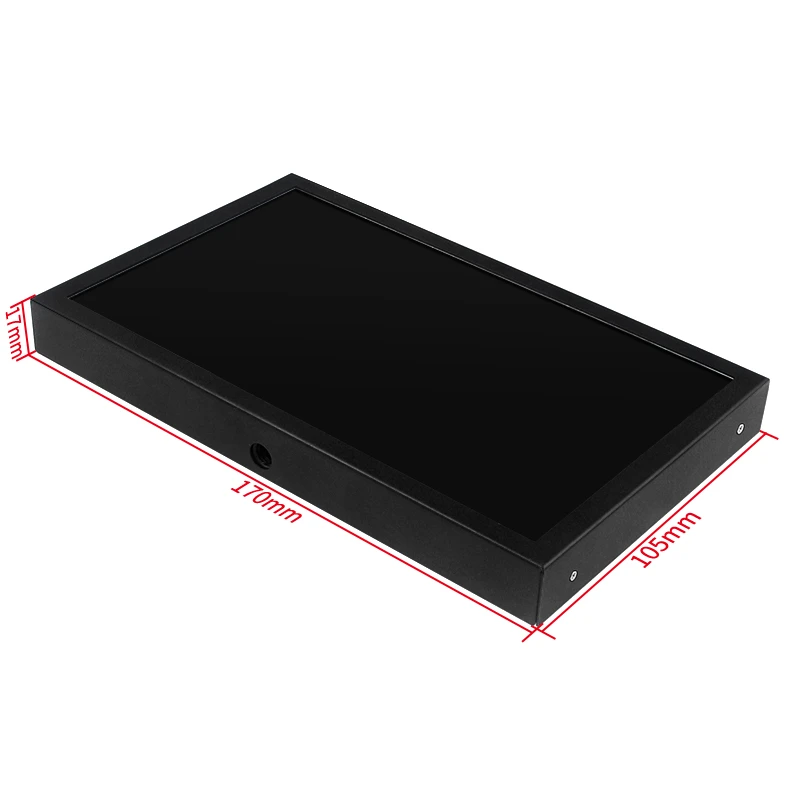 Elecrow RC07 7 Inch Portable Screen 1024x600 IPS LCD Monitor HDMI VGA AV Input DC Type-C Power for PC Laptop Camera TV Box Raspberry Pi