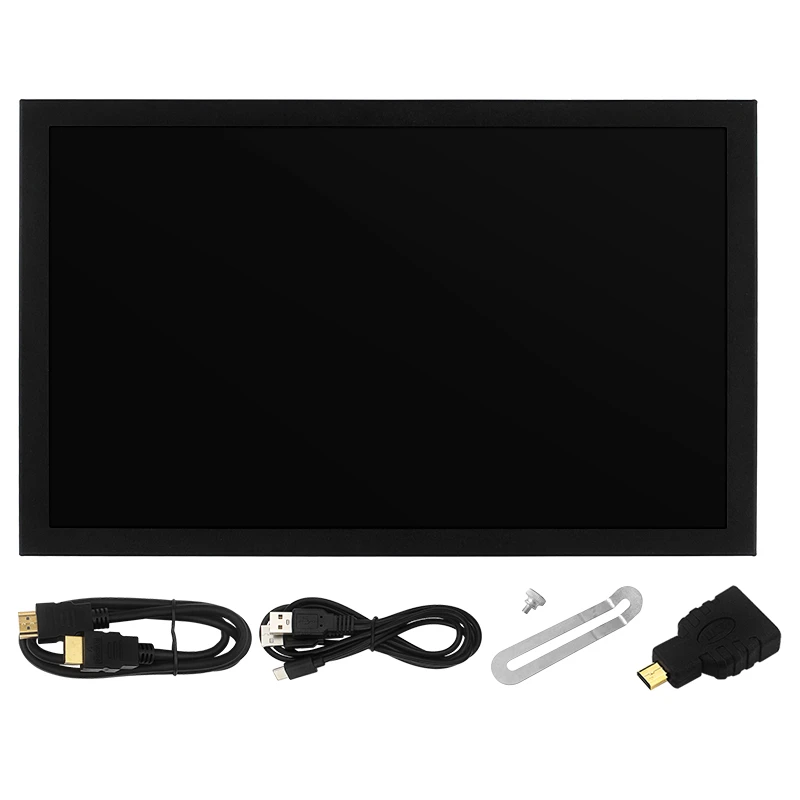 Elecrow RC07 7 Inch Portable Screen 1024x600 IPS LCD Monitor HDMI VGA AV Input DC Type-C Power for PC Laptop Camera TV Box Raspberry Pi