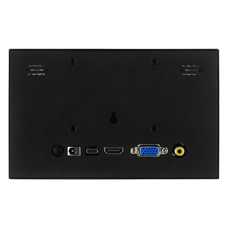 Elecrow RC07 7 Inch Portable Screen 1024x600 IPS LCD Monitor HDMI VGA AV Input DC Type-C Power for PC Laptop Camera TV Box Raspberry Pi