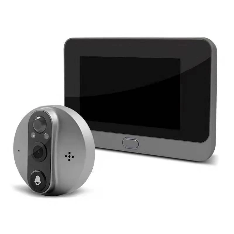 Yuezhe ICam365 Smart Peephole Doorbell Camera Video Intercom Digital Door Viewer 3MP 5000mAh Night Vision 2.4G WiFi