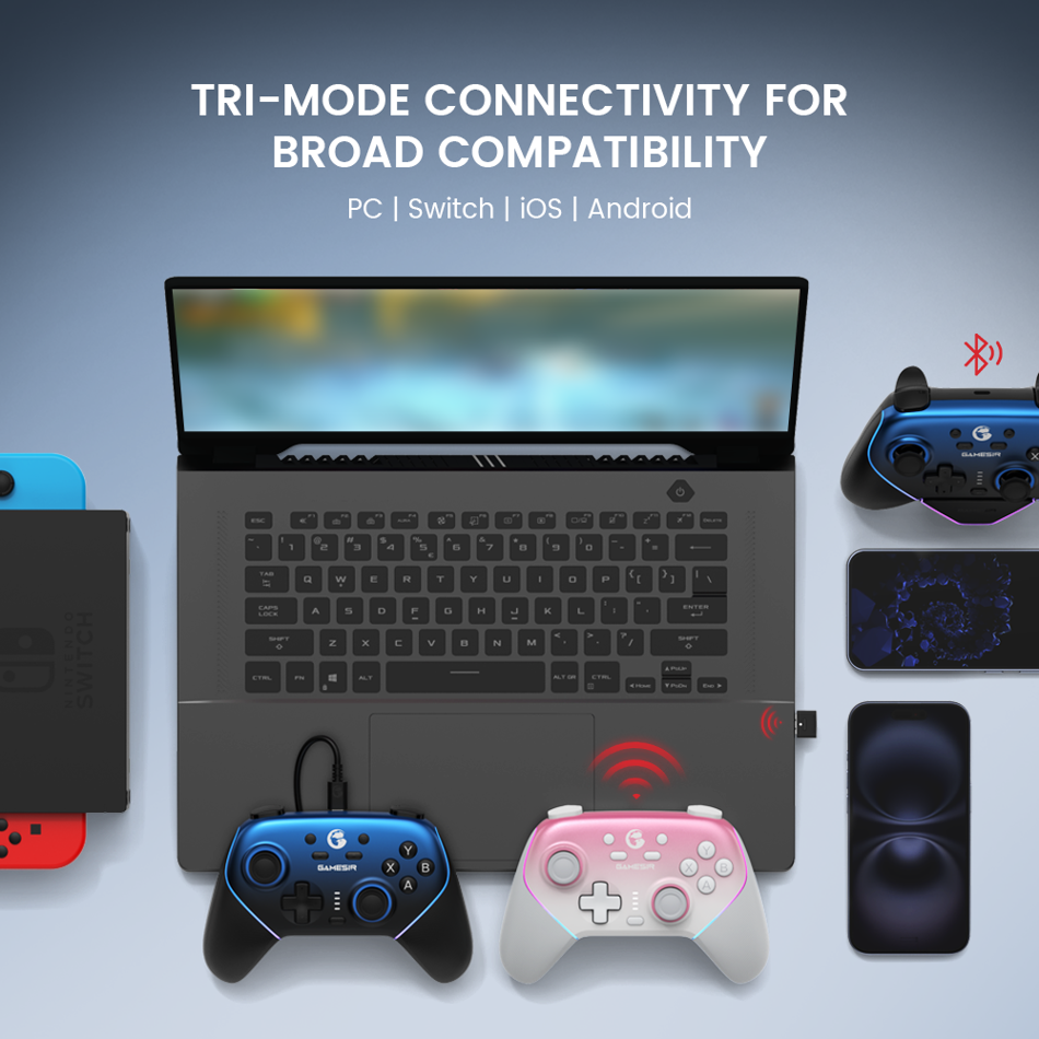GameSir Super Nova Wireless Switch Controller charging station Hall Effect joystick PC Nintendo Switch 2 Android