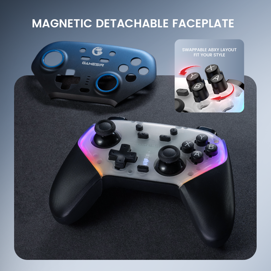 GameSir Super Nova Wireless Switch Controller charging station Hall Effect joystick PC Nintendo Switch 2 Android