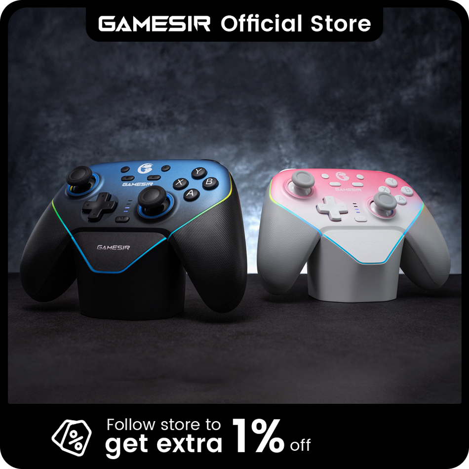 GameSir Super Nova Wireless Switch Controller charging station Hall Effect joystick PC Nintendo Switch 2 Android