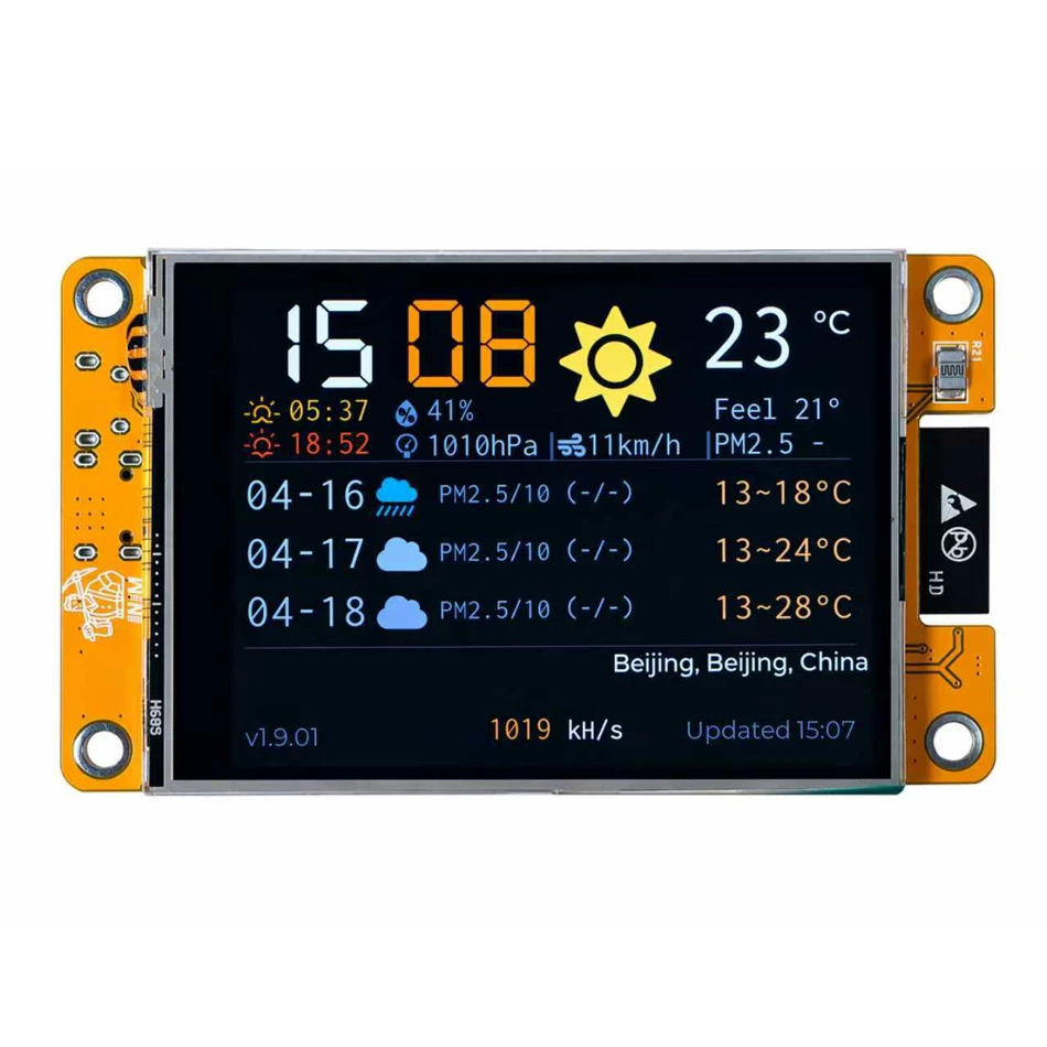 NerdMiner V2 Crypto Solo Lottery Miner 960KHs Bitcoin Hashrate ESP32 2.8 inch Smart Display ESP32-2432S028R DROOM