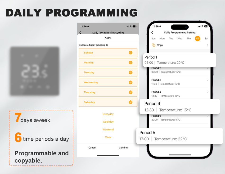 Smart WiFi Thermostat Zigbee Tuya Water Gas Boiler Power Battery Powered Wireless Temperature Controller Alexa Google Home Alice