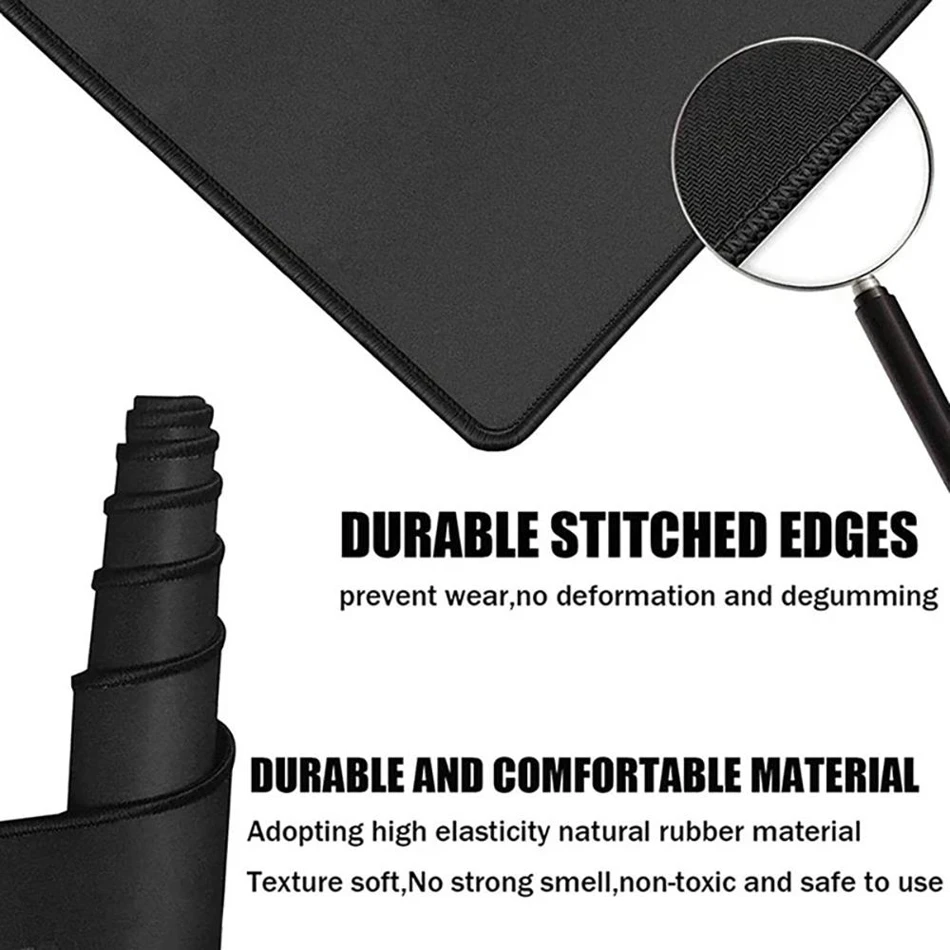 Crypto Bitcoin Mouse Pad XXL Large Desktop Keyboard Table Pad Game Rubber Anti-slip Desk Mat Computer Accessories Long Mousepad