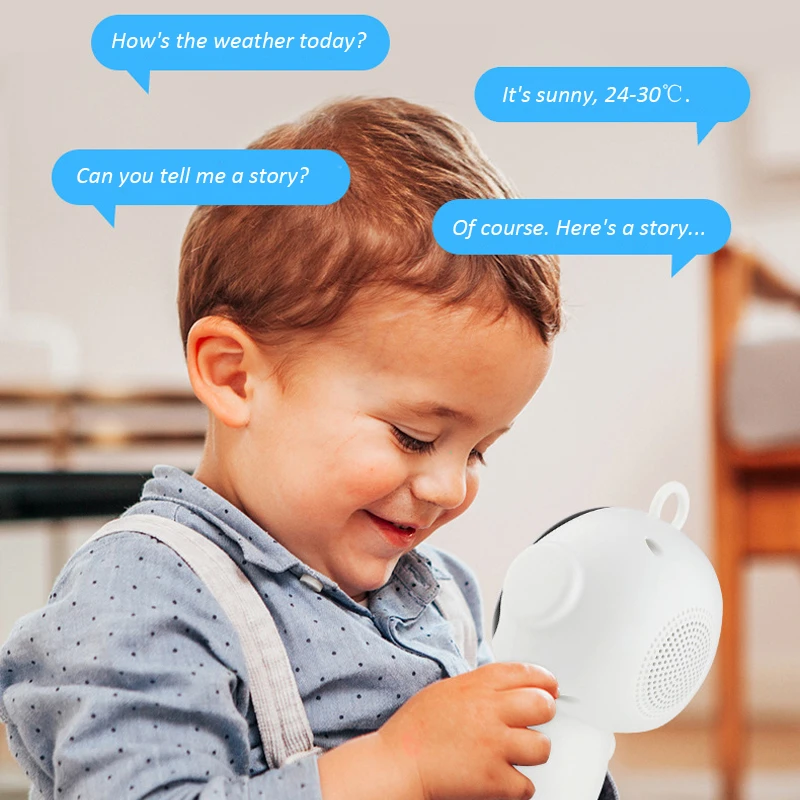 Smart AI Robot WiFi Early Education Toys Speech Recognition Voice Interactive Educational Learning Machine