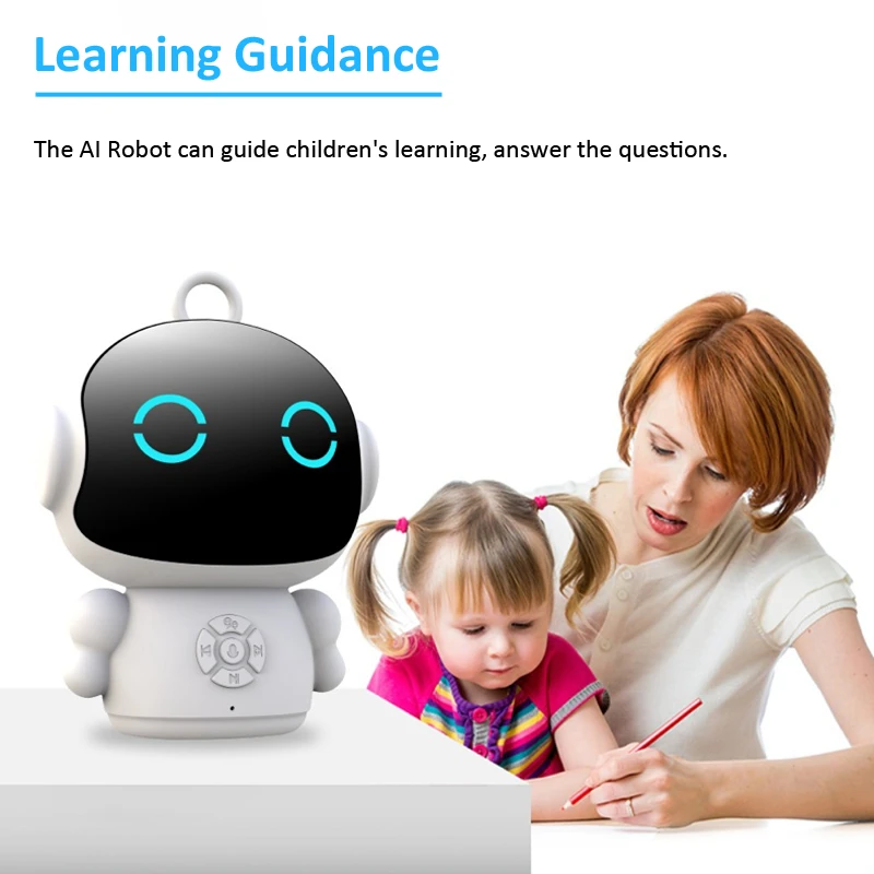 Smart AI Robot WiFi Early Education Toys Speech Recognition Voice Interactive Educational Learning Machine