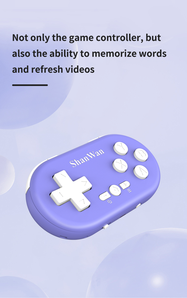 Mini Gamepad Gaming Control Bluetooth Wireless Game Pad iPhone Android PS4 PS3 Switch Xbox Mobile iOS PC TV Controller