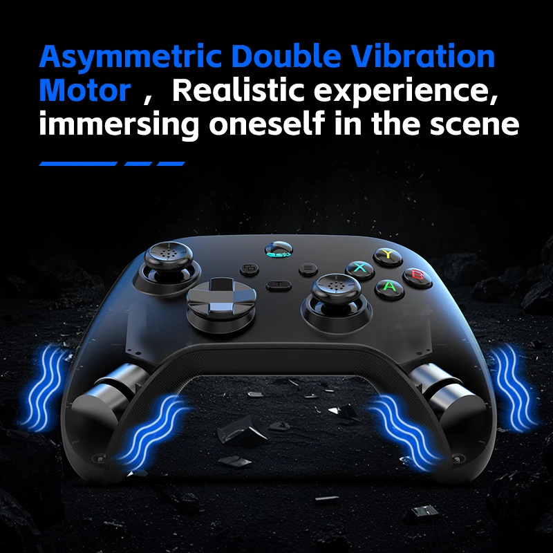 G6 Wireless Mobile Game Controller with Hall Effect Joysticks and Triggers for Switch, PC, Android, and iOS