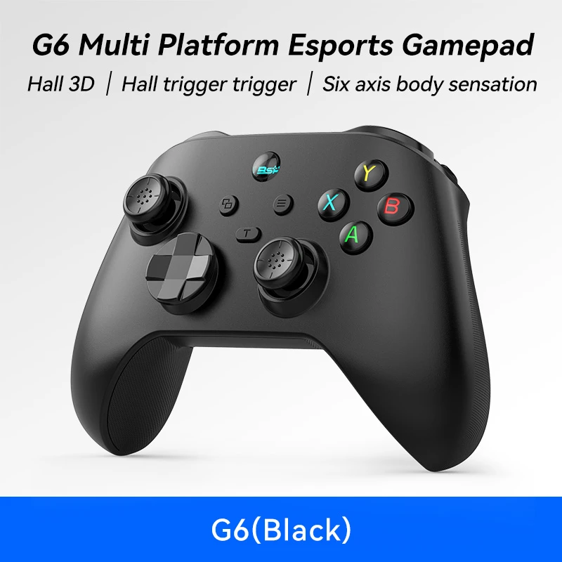 G6 Wireless Mobile Game Controller with Hall Effect Joysticks and Triggers for Switch, PC, Android, and iOS