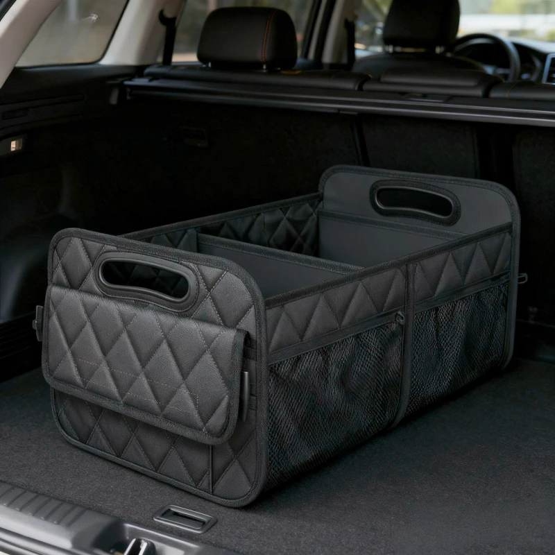 Car Trunk Organizer for SUV, Car Organizers and Storage with 6 Pocket, Car Accessories Waterproof Polyester Trunk Organizer