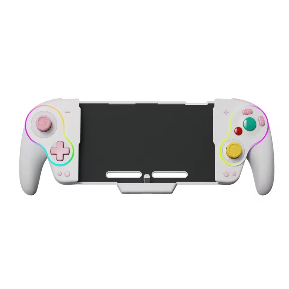 Nintendo Switch OLED Wired USB Controller Gamepad Hall Effect RGB Joystick Accessories Kit