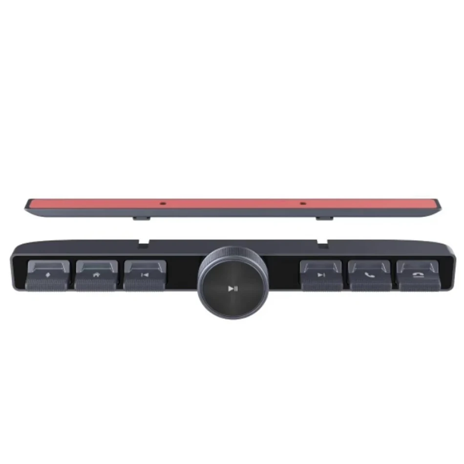 Car Steering Wheel Controller Wireless Control Button LED Intelligent Control Volume Navigation Player With Ambient Light