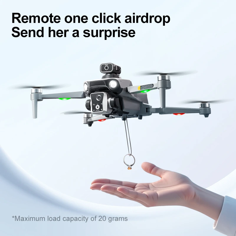 K19 MAX GPS Professional Drone with FPV Camera, 5G Transmission, and Obstacle Avoidance for Fishing Air Drop including Automatic Turnaround Function for 2025.