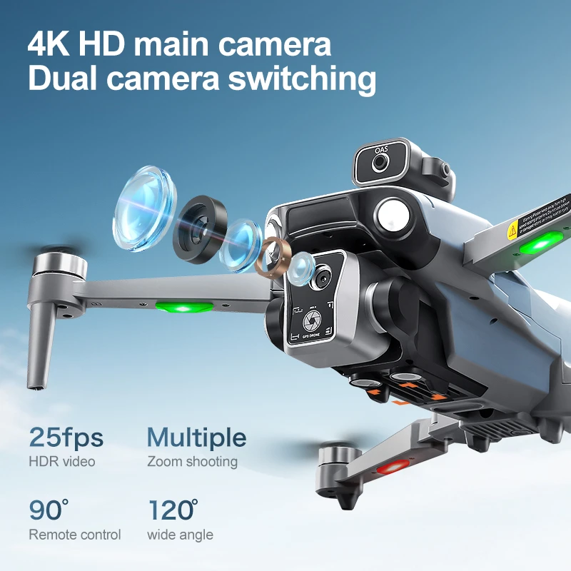 K19 MAX GPS Professional Drone with FPV Camera, 5G Transmission, and Obstacle Avoidance for Fishing Air Drop including Automatic Turnaround Function for 2025.