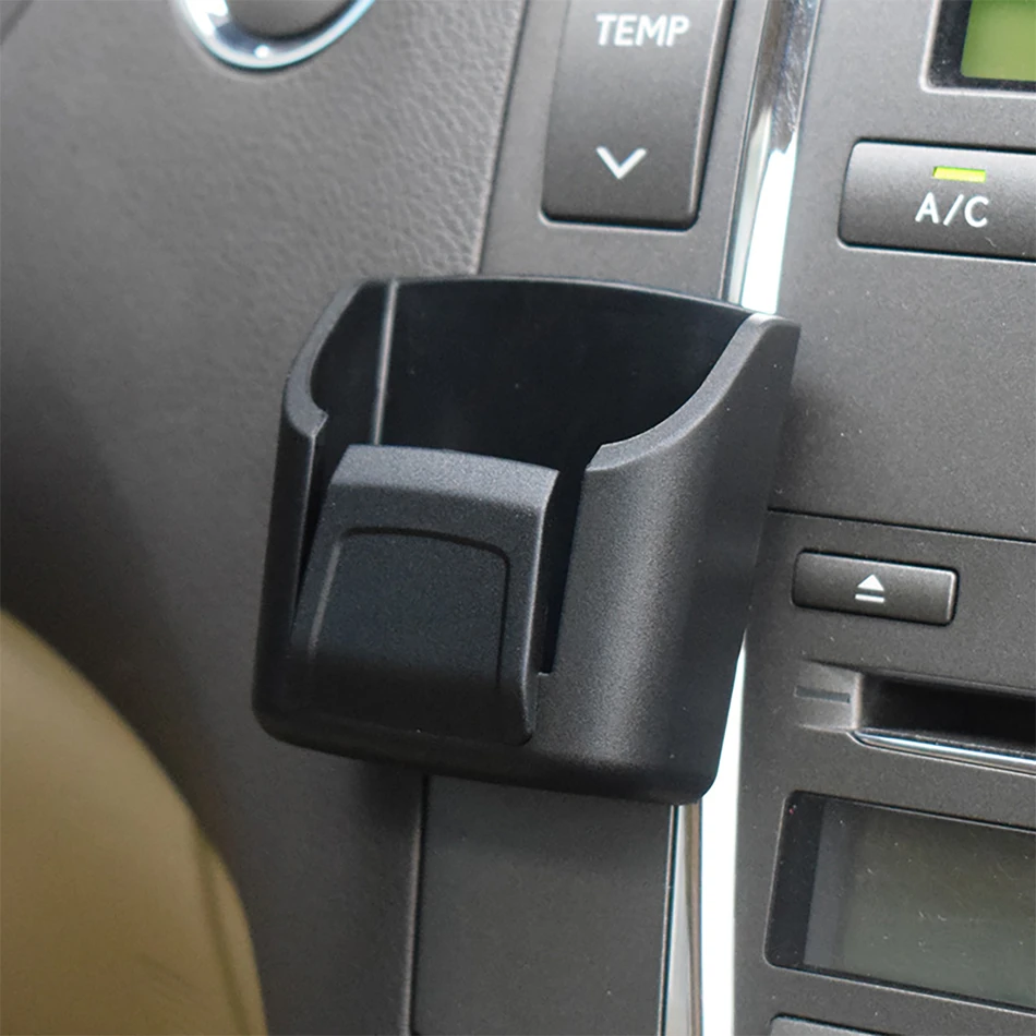 In-car key organizer and key card holder reducing the risk of forgetting keys or leaving the vehicle running when departing
