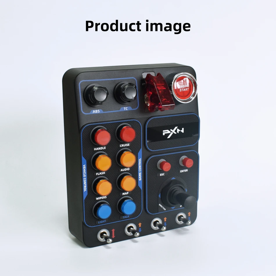 Programmable Central Control Box for PC with 30 Custom Buttons and RGB Backlighting PXN-CB1