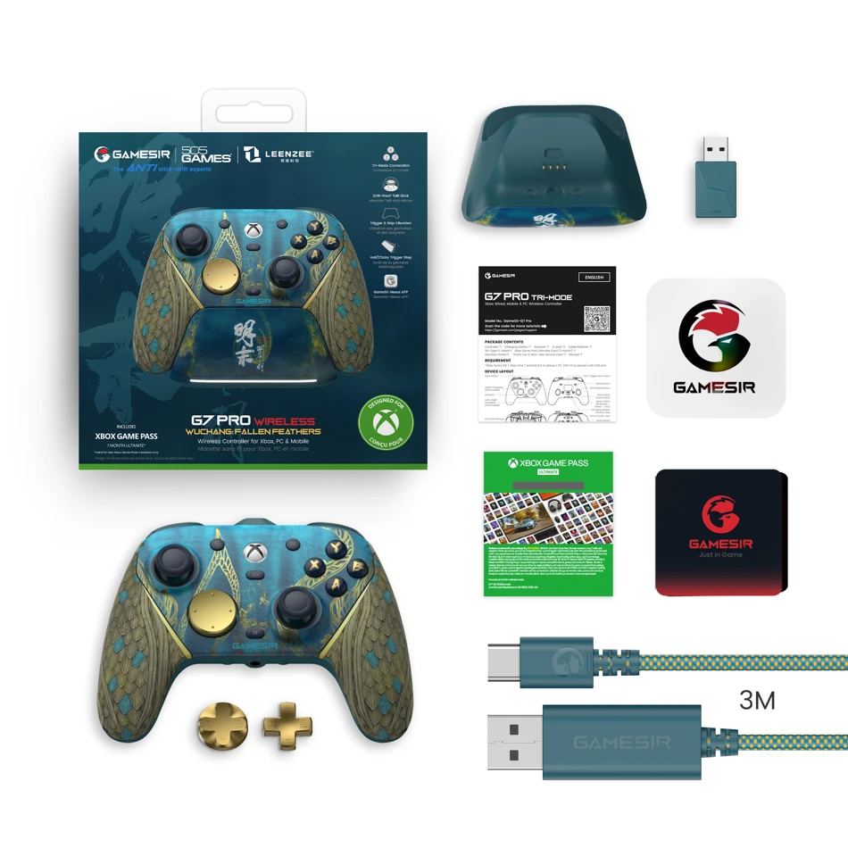 GameSir G7 Pro Wuchang Fallen Feathers Edition, Wireless Xbox Controller for Xbox Series X S, Xbox One, PC, Android