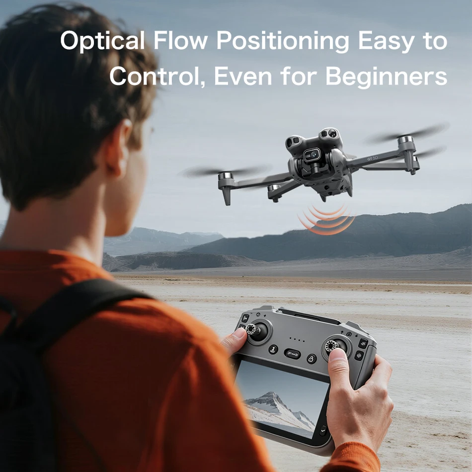 Original GT50 Drone GPS Professional 8K HD Camera 5G Brushless Motor Aerial Photography Optical Flow with screen RC Quadcopter