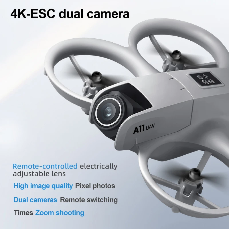 Original A11 Mini Drone 4K Professional 8K HD Camera WIFI 5G Brushless Motor Intelligent Obstacle Avoidance RC Quadcopter Toys