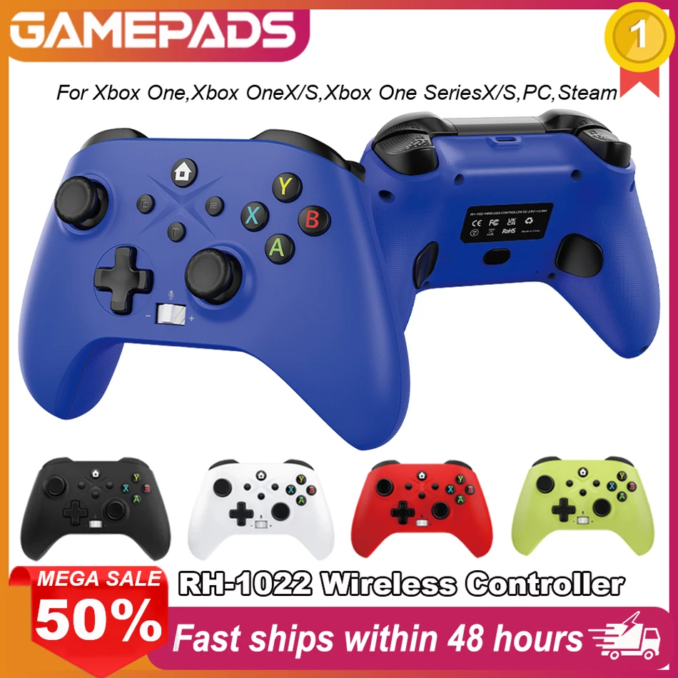 2.4G Wireless Controller for Xbox Series X, S, One, and PC featuring 6-axis gyro, turbo function, and ergonomic joystick design for seamless gaming.