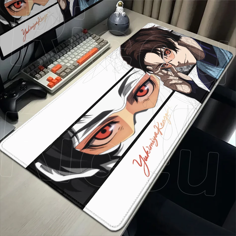 Blue Lock Rin Itoshi Anime Large Mouse Pad XXL Non-Slip Rubber Gaming Desk Mat