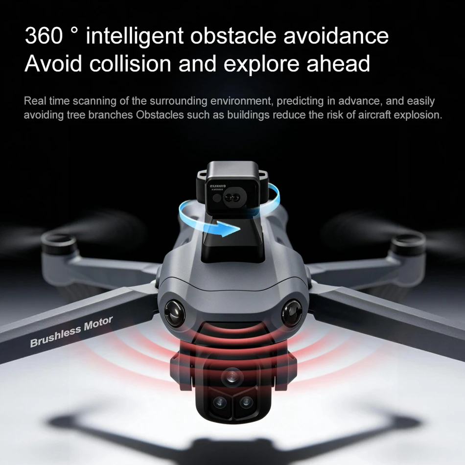 Xiaomi V918 3S GPS Drone with 8K Professional Aerial Camera, Brushless Motor, Laser Obstacle Avoidance, Large Remote Screen, and Folding Design. Original 2026 Edition.