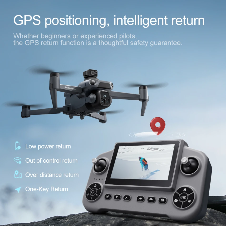 Xiaomi V918 3S GPS Drone with 8K Professional Aerial Camera, Brushless Motor, Laser Obstacle Avoidance, Large Remote Screen, and Folding Design. Original 2026 Edition.