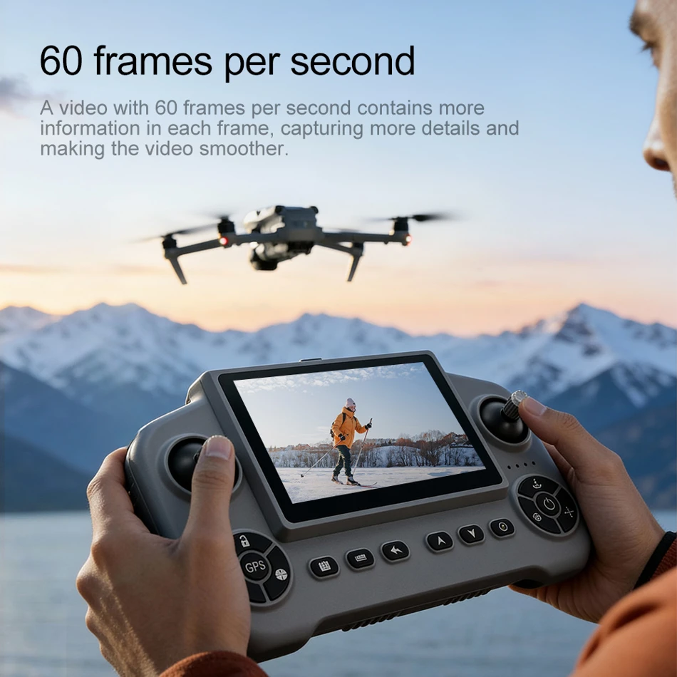 Xiaomi V918 3S GPS Drone with 8K Professional Aerial Camera, Brushless Motor, Laser Obstacle Avoidance, Large Remote Screen, and Folding Design. Original 2026 Edition.