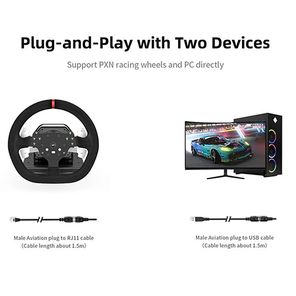 PXN-A7 Manual Gear Shifter for PXN Racing Wheels featuring 61 gear manual shifting, providing an authentic driving experience and full compatibility with PXN racing setups.