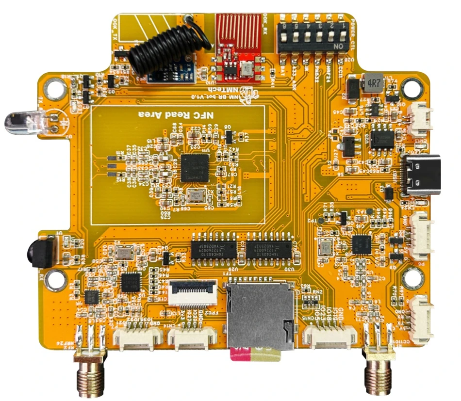 NM-RF-Hat Multi-Band RF Expansion Board for ESP32-2432S028 Bruce CYD, CC1101, NRF24, PN532, IR TXRX, 433MHz OOK, Power Management, TF Slot