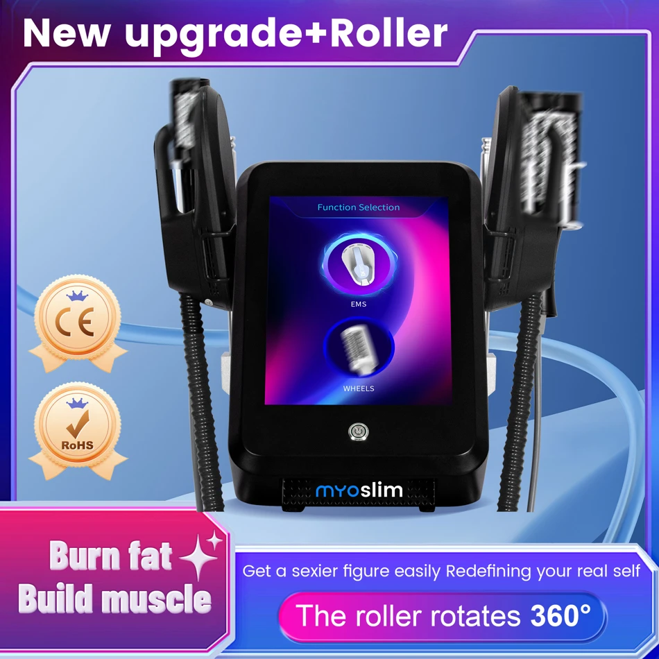 EMS+ Inner Ball Roller Body Slimming Machine 200Hz 6500W High Power Muscle Building Weight Loss Beauty Equipment