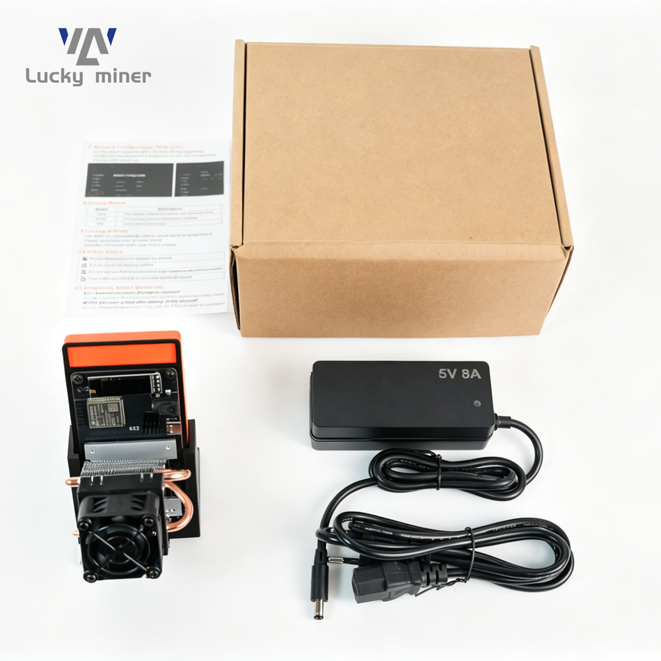 LuckyMiner Gamma 602 Bitcoin Miner ASIC Crypto Machine 1.8 TH/s SHA256 30W Silent Home Mining Unit