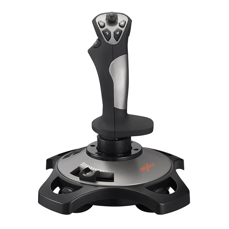 PXN-2113 Pro Flight Controller with Built-in Vibration Motor for PC Gaming. Compatible with all mainstream flight simulation titles for an immersive pilot experience.