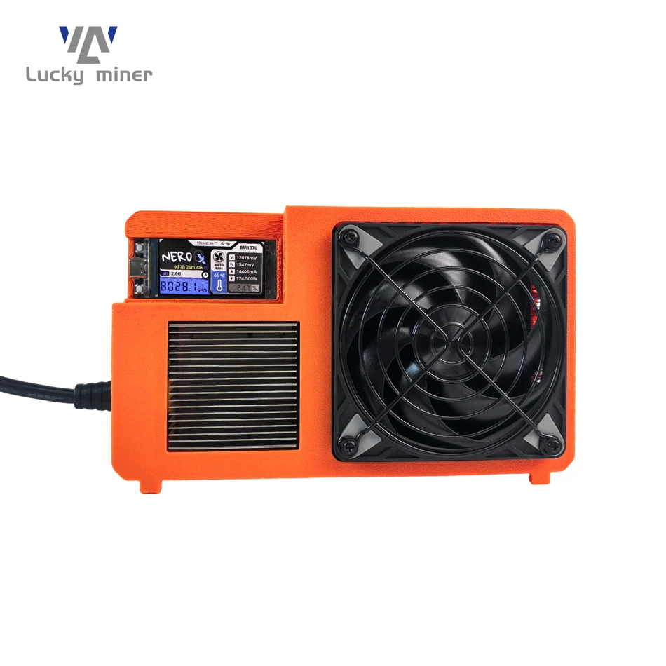 NerdQX 8THs ASIC Bitcoin Miner BM1370 Bitcoin Mining Rig 180W Home BTC Mining Equipment Open Source Solo Mining Equipment